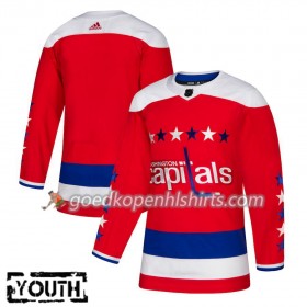 Washington Capitals Blank Adidas 2018-2019 Alternate Authentic Shirt - Kinderen